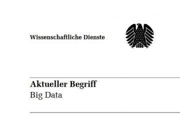 Aktueller Begriff. Big Data