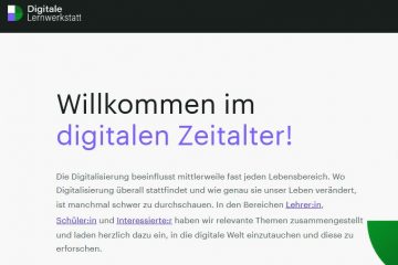 Digitale Lernwerkstatt