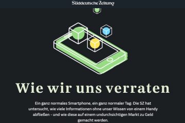 Wie wir uns verraten. Ein Datenexperiment der Süddeutschen Zeitung