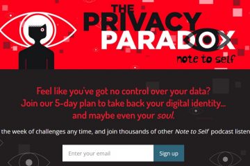 The Privacy Paradox