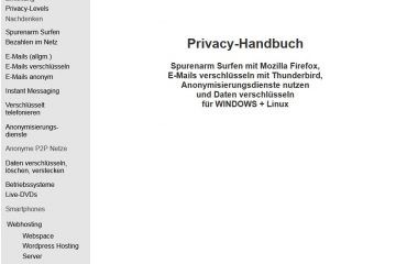 Privacy-Handbuch