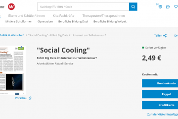 “Social Cooling”