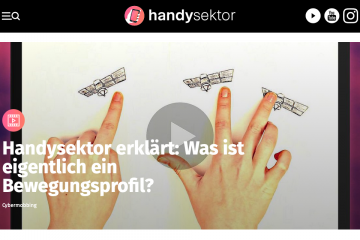 Handysektor. Was ist eigentlich ein Bewegungsprofil?