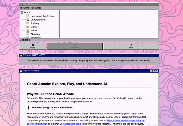 GenAI Arcade: Explore, Play, and Understand AI